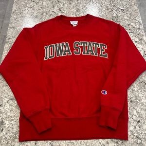 Vintage Champion Reverse Weave Iowa State Cyclones 90s Crewneck S Rare Purdy